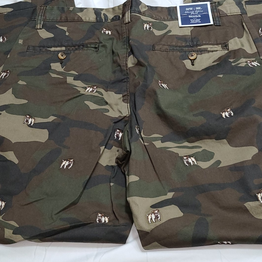 Club Room 32x30 bulldog camo pants - Picture 4 of 16
